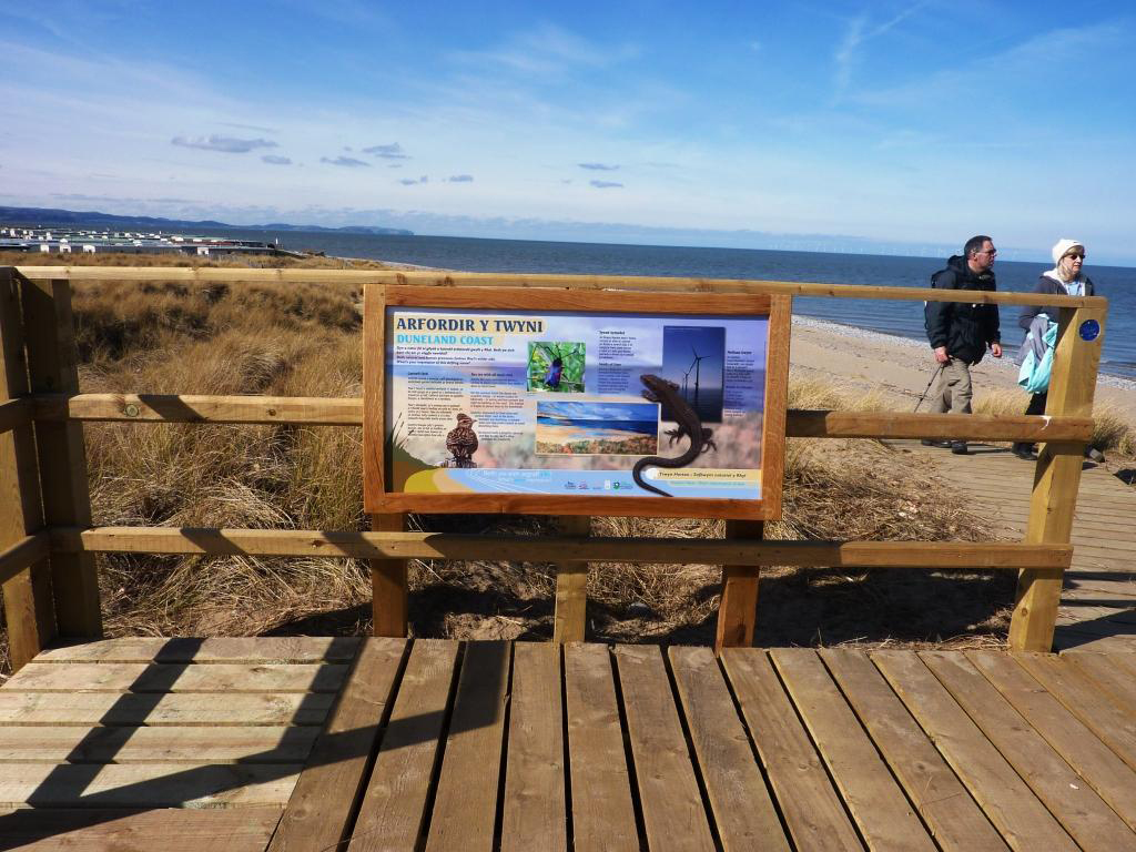 Viewpoint interpretation at Horton's Nose, Rhyl